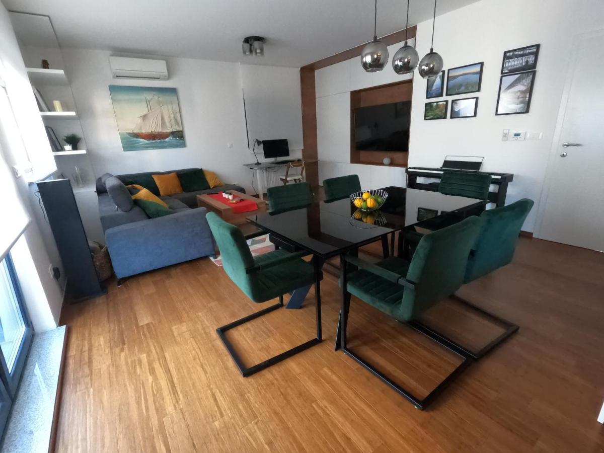 Modern 4-Star Luxury Apt - Wfh Ready, Free Parking Zagreb Bagian luar foto